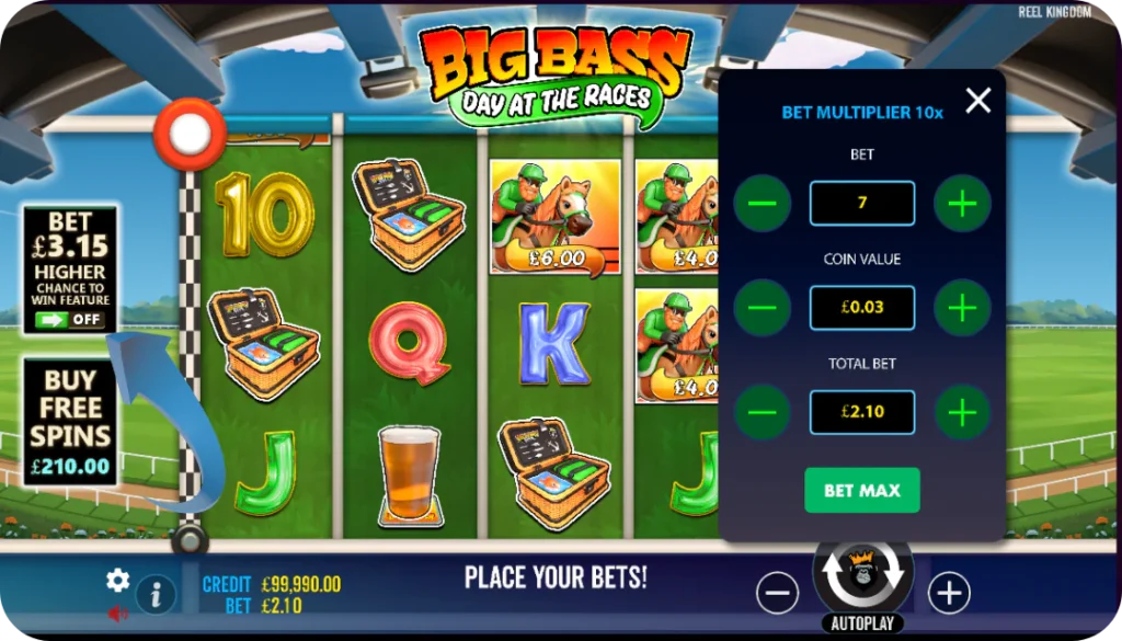 Ante Bet Big Bass Day at the Races slot