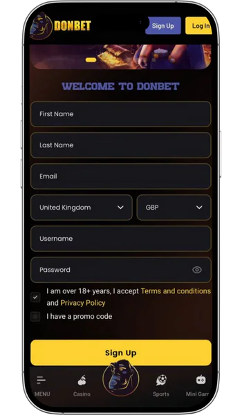 Register and place your bet