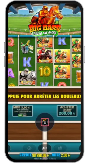 Gagnez votre premier prix Big Bass Day at the Races