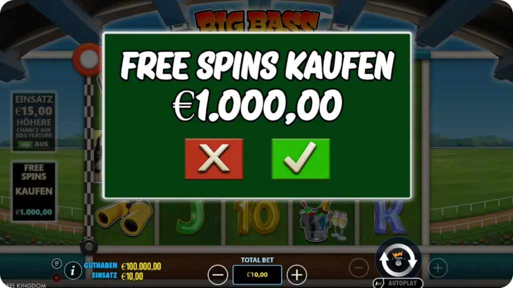 Freispiele kaufen Big Bass Day at the Races
