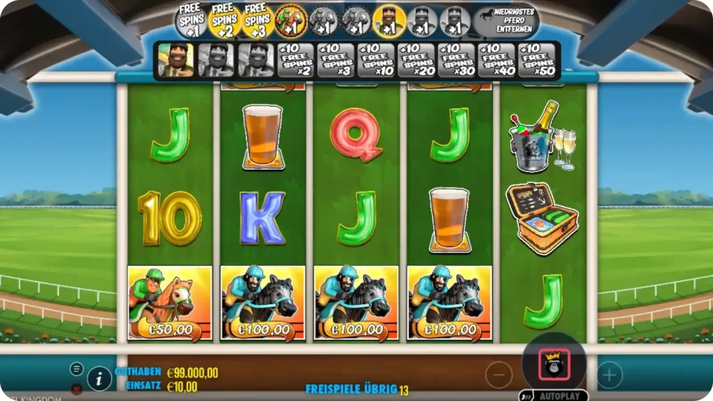 Geldsymbole Big Bass Day at the Races