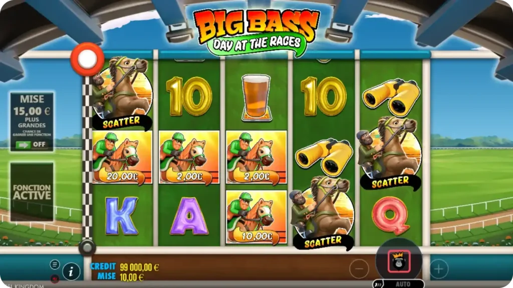 Tours gratuits Big Bass Day at the Races