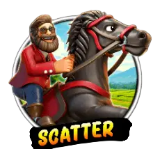 Jockey on Horse (Scatter)